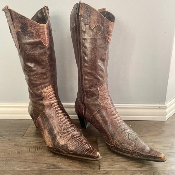 Italian leather boots. - Picture 3 of 3